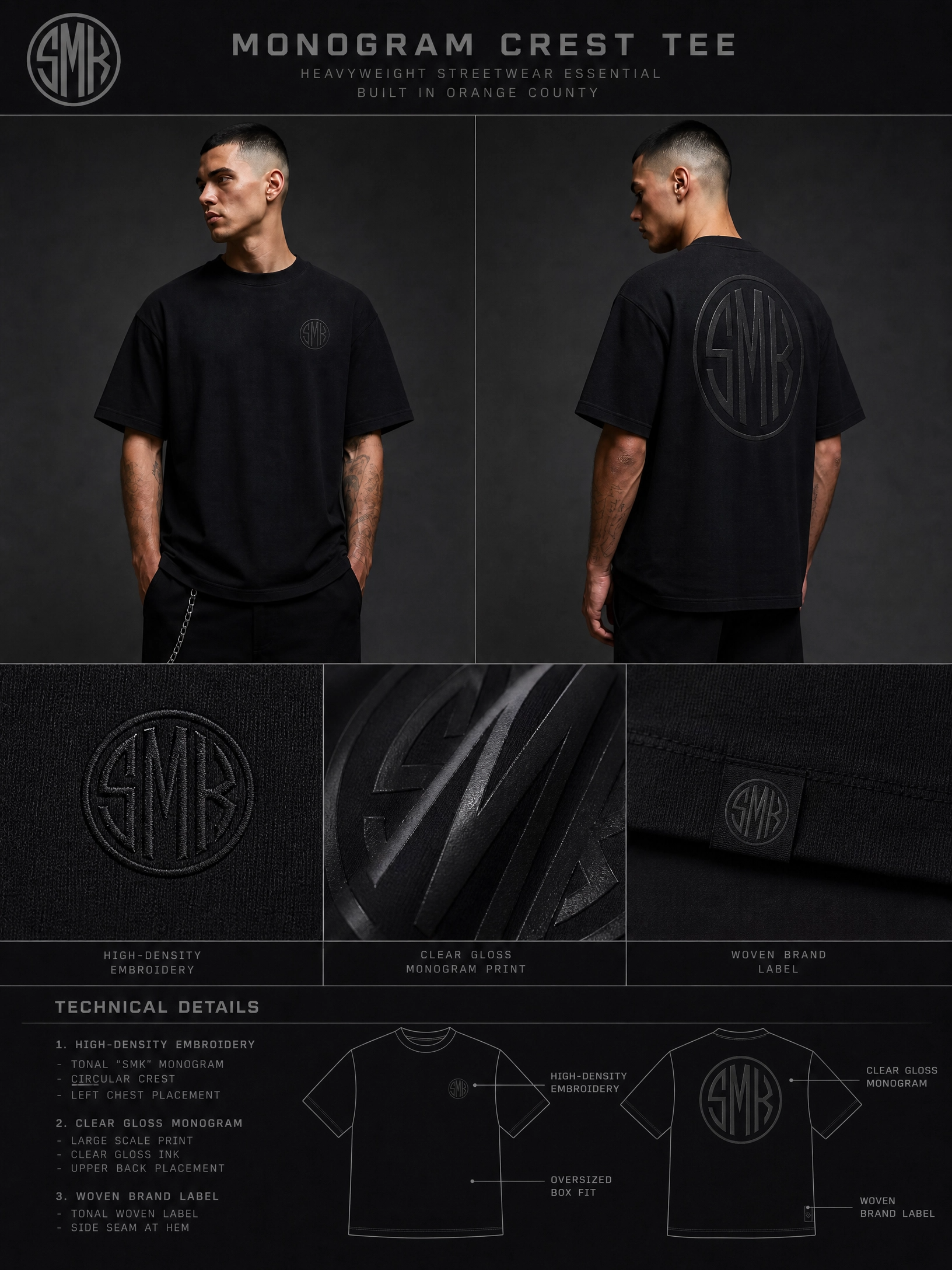 Monogram Tech Tee